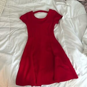 Red Skater Dress